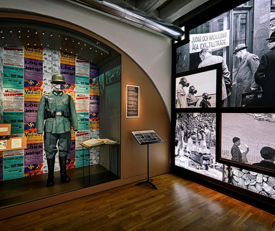 Bild från utställningen om Raoul Wallenberg