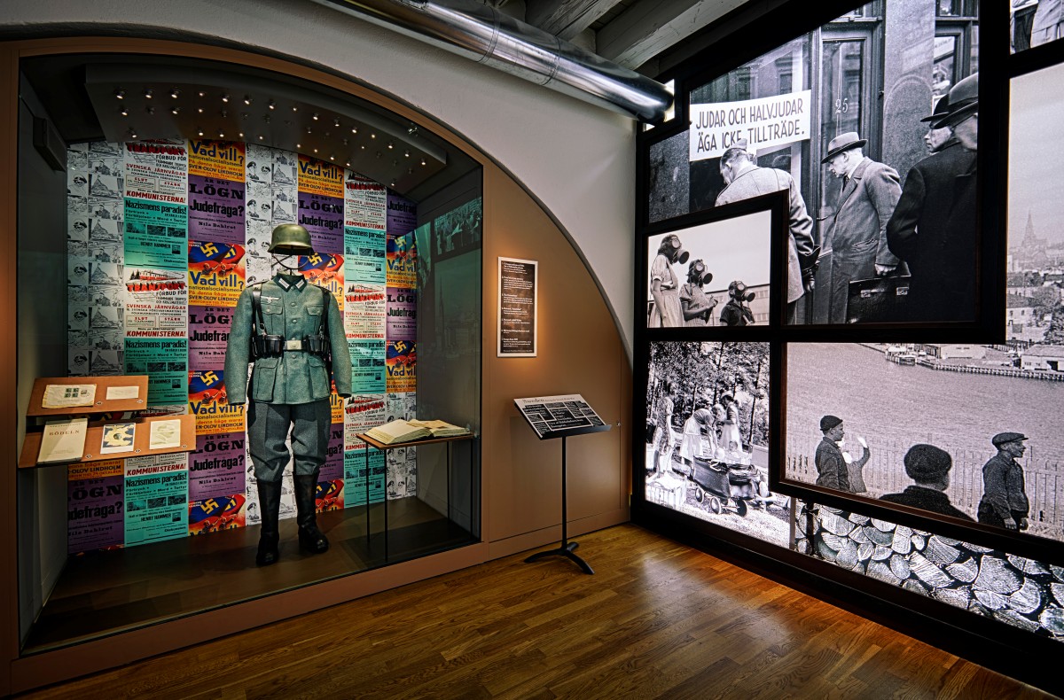 Bild från utställningen om Raoul Wallenberg