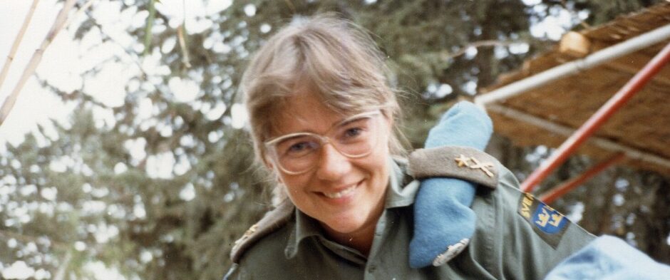 En svensk soldat som deltog i den fredsbevarande insatsen på Cypern, UNFICYP.